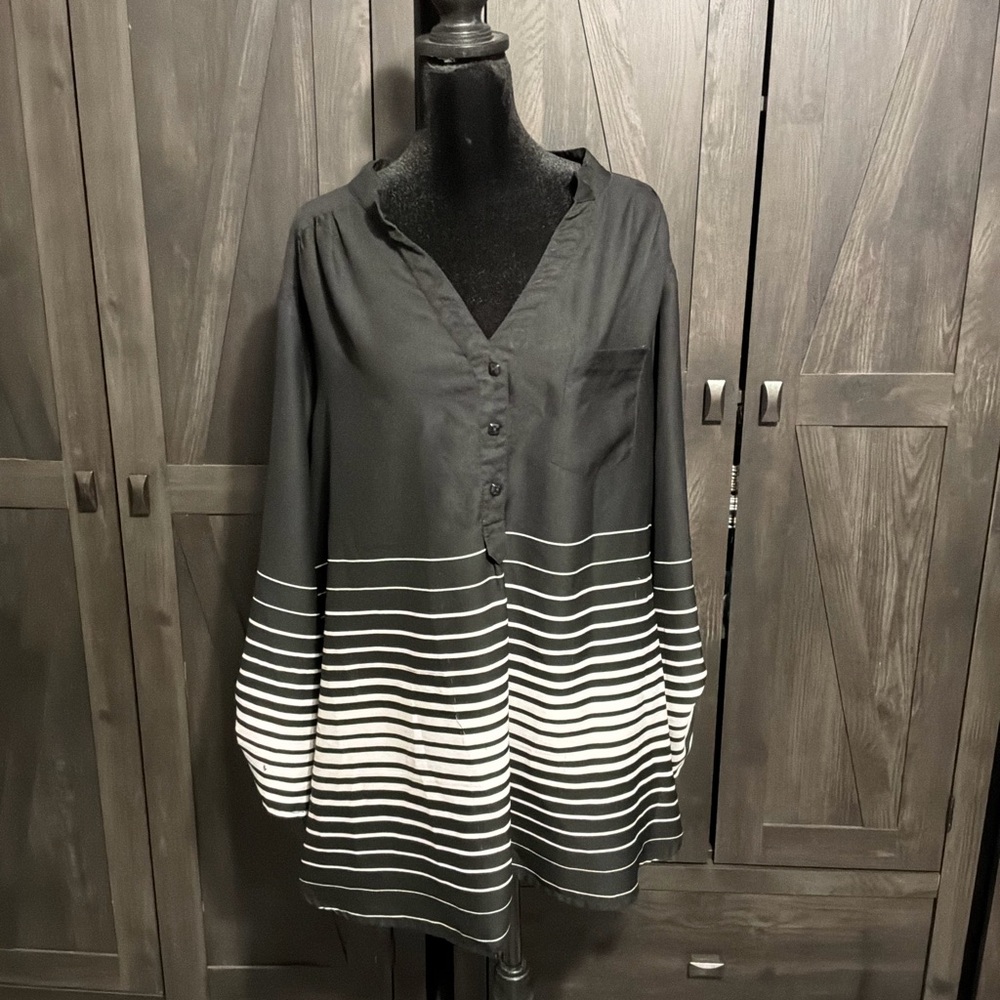Denim 24/7 Black Blouse